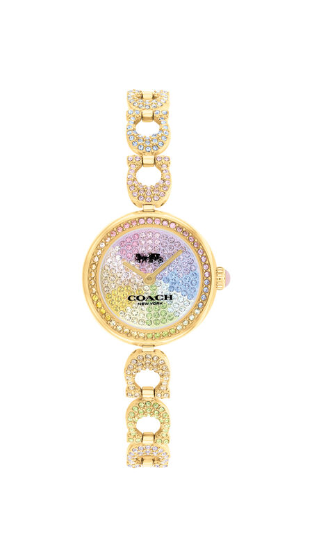 COACH Ladies' Gold Tone Stainless Steel Gracie Watch 14504220 image number null